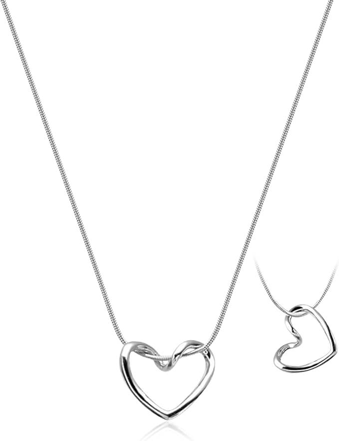 Elegant Heart Pendant Necklace - CRIMARA