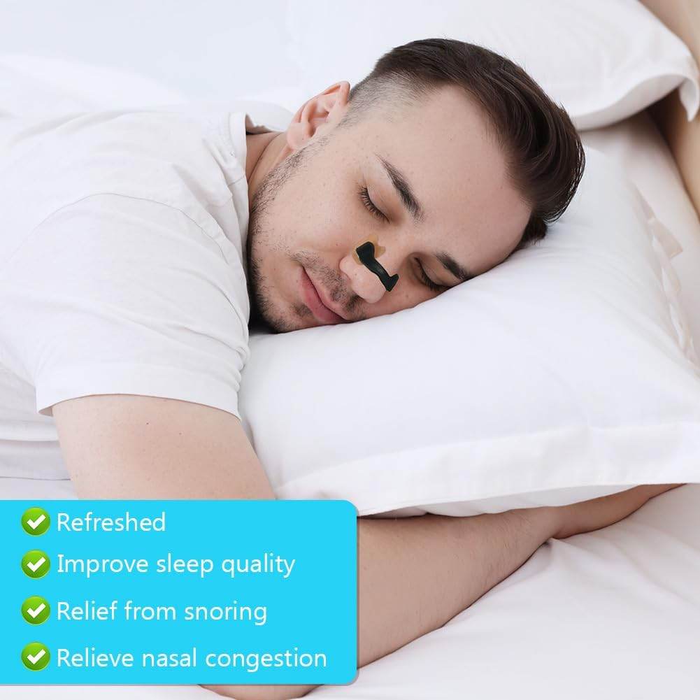 Nasal Breathing Dilator Set – Anti Snoring Device with Magnetic Nose Patches – Improves Sleep & Reduces Nasal Congestion - CRIMARA