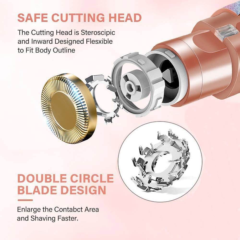 2 In 1 Rechargeable Electric Eyebrow Trimmer + Body Facial Hair Removal - CRIMARA