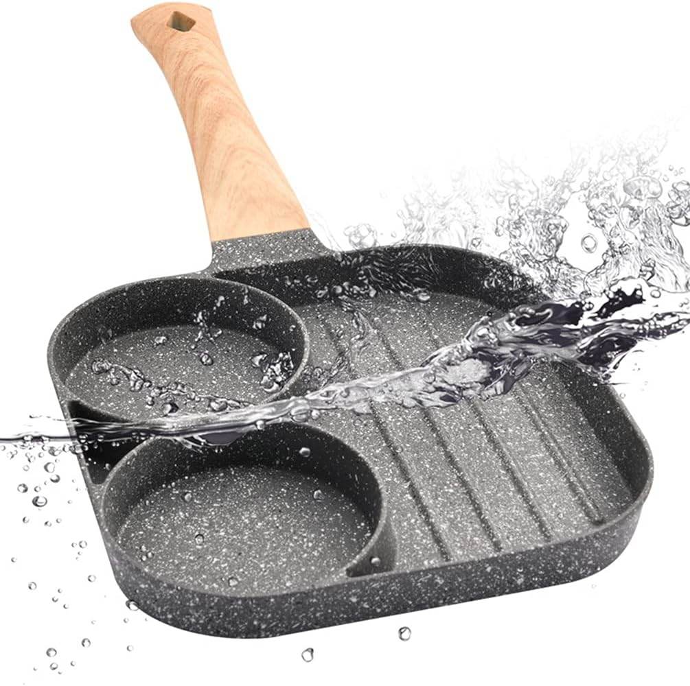 3-in-1 Nonstick Pan Divided Grill Frying Pan - CRIMARA