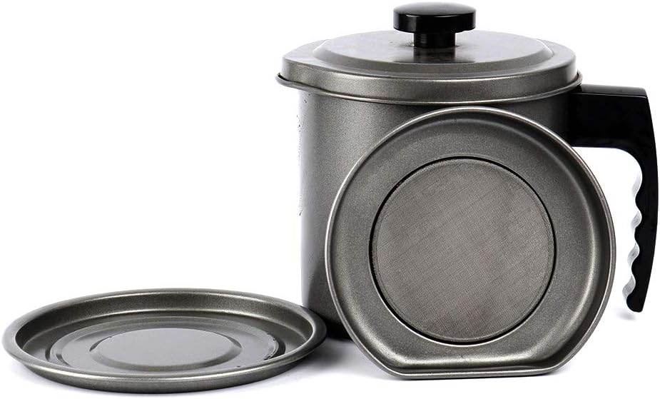 Oil Container with Strainer - Stainless Steel - CRIMARA