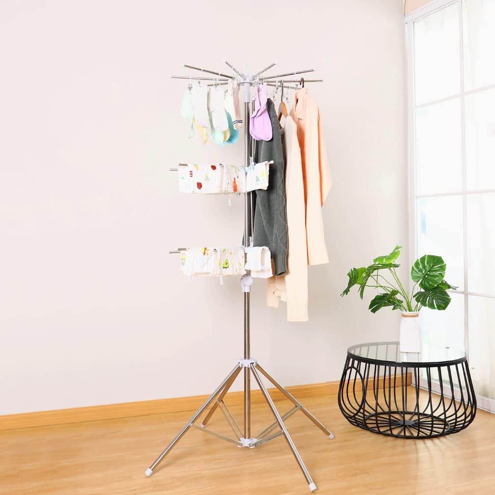 360° Clothes Drying Rack Foldable - CRIMARA
