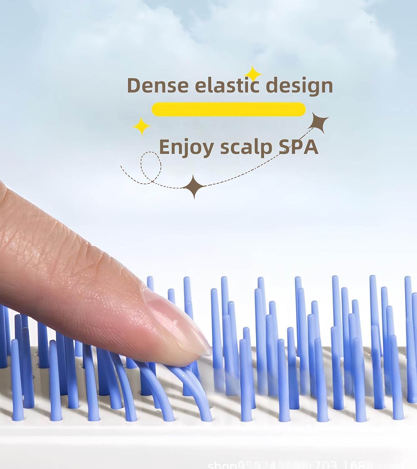 Self-Cleaning Hair brush - Anti-Static Massage Comb with Retractable Bristles - CRIMARA