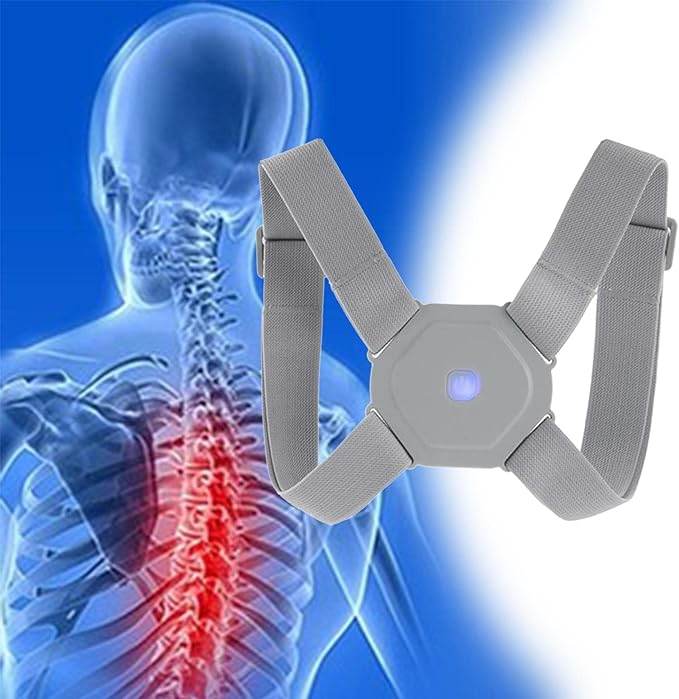 Smart Posture Corrector with Sensor Vibration - Adjustable Upper Back Brace - CRIMARA