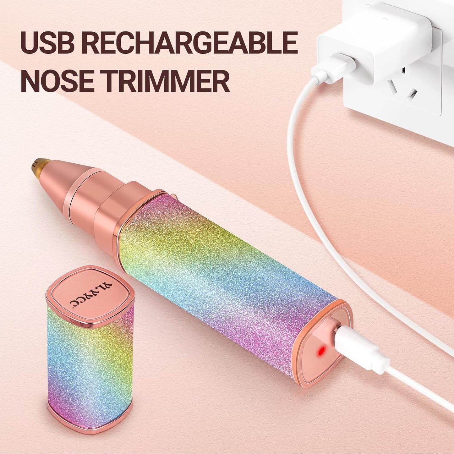 2 In 1 Rechargeable Electric Eyebrow Trimmer + Body Facial Hair Removal - CRIMARA