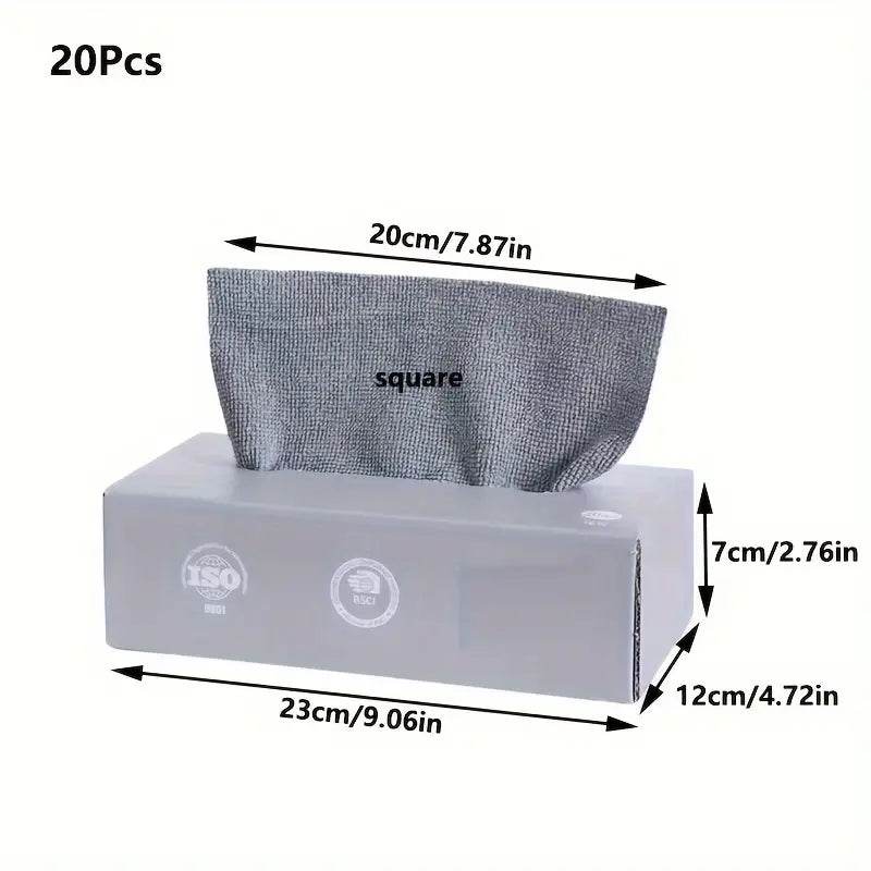 Microfiber Cleaning Clothes - 20 Pieces - CRIMARA