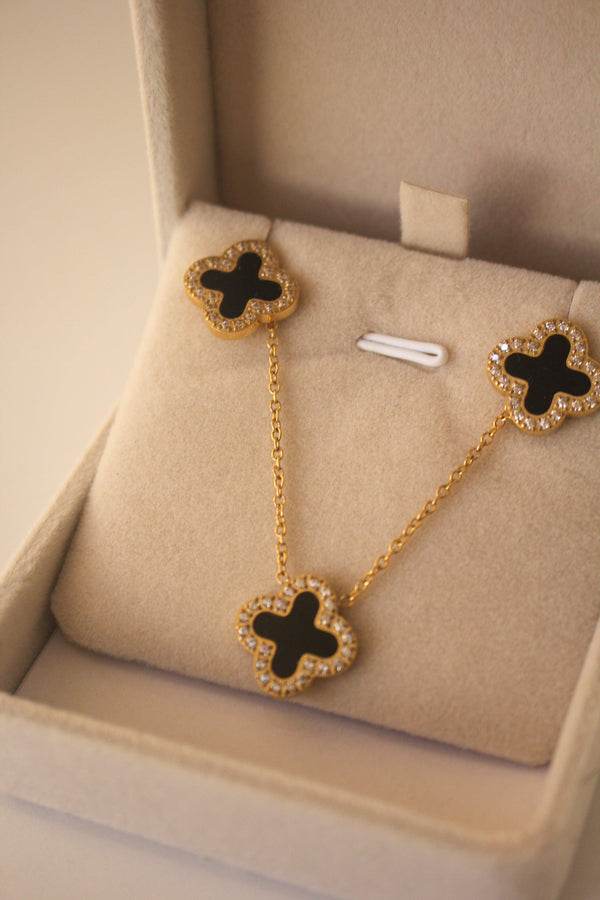 Midnight Clover Necklace Set - CRIMARA