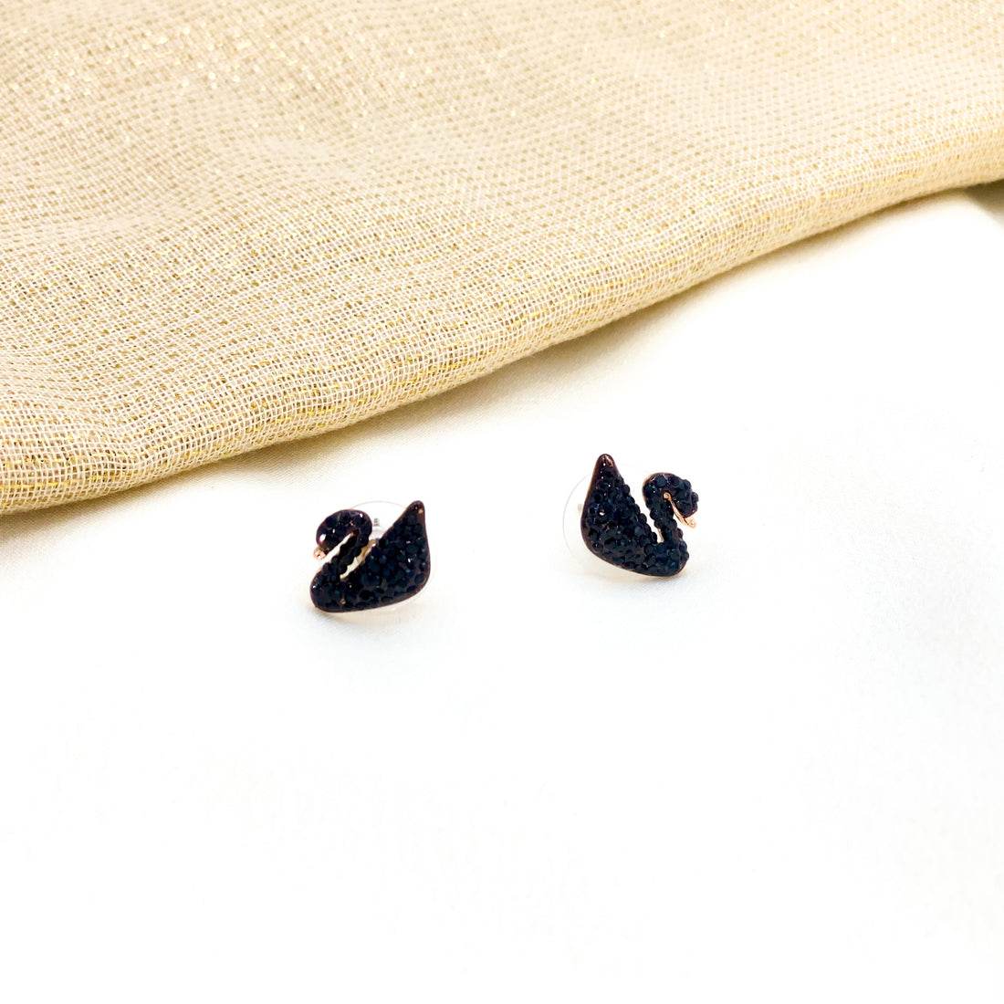 Black Swan Jewelry Set - 4 Pcs - CRIMARA