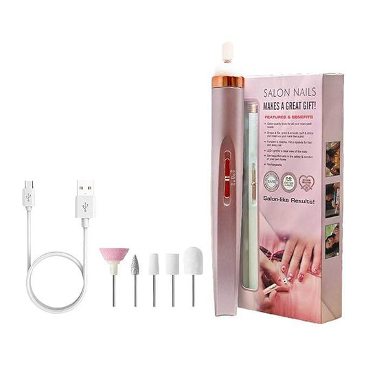 Rechargeable Salon Nails Kit: Complete Mani-Pedi Machine 5-in-1 - CRIMARA