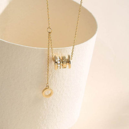 Timeless Gold Bead Pendant - CRIMARA