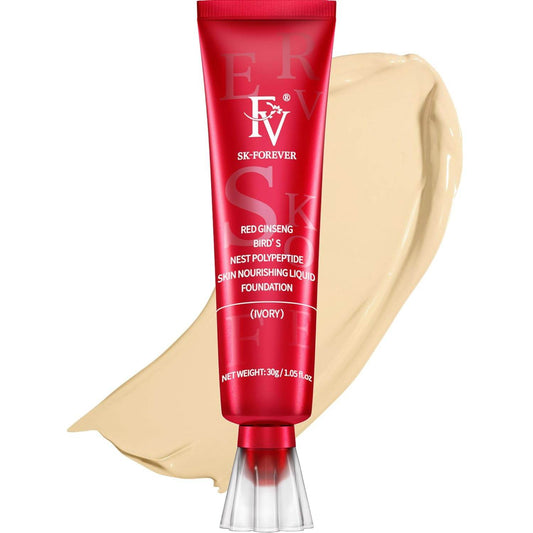 FV Waterproof Liquid Foundation with Matte Finish, Lightweight, Oil-Free, Natural Look Makeup for Combination & Oily Skin, Light to Medium Coverage - CRIMARA