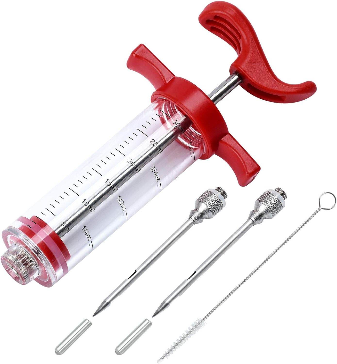 Meat Injection Stainless Steel - BBQ Meat Marinade Flavor Seasoning Injector Needle - CRIMARA