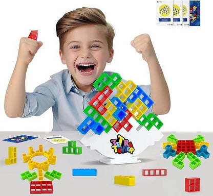 Tetra Stacking Tower Game Set - CRIMARA
