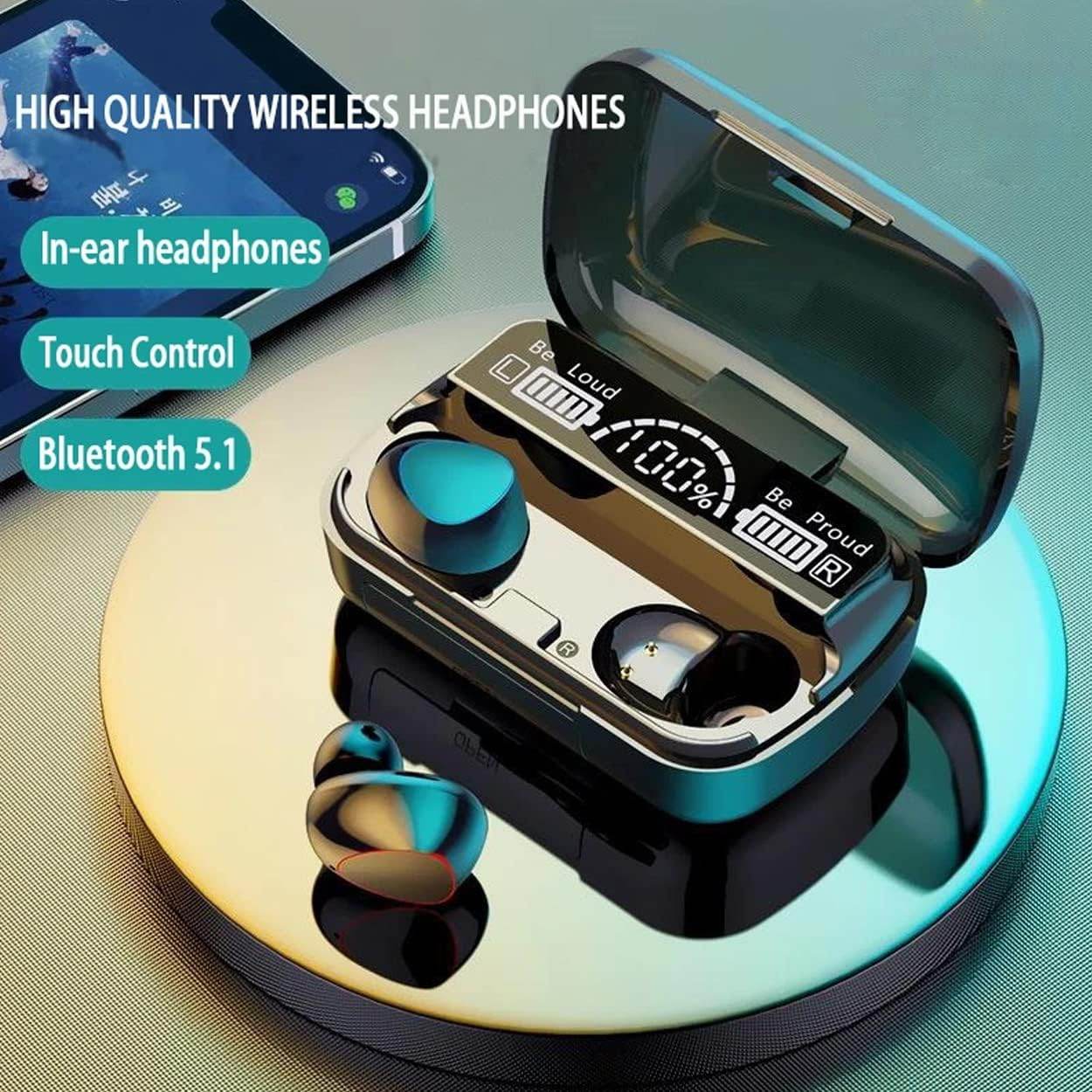 Smart LED Touch Control Wireless Earbuds - TWS M10 - CRIMARA