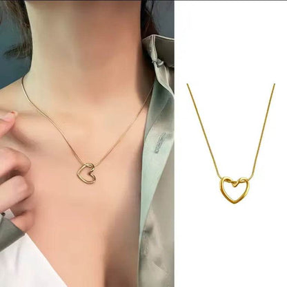 Elegant Heart Pendant Necklace - CRIMARA
