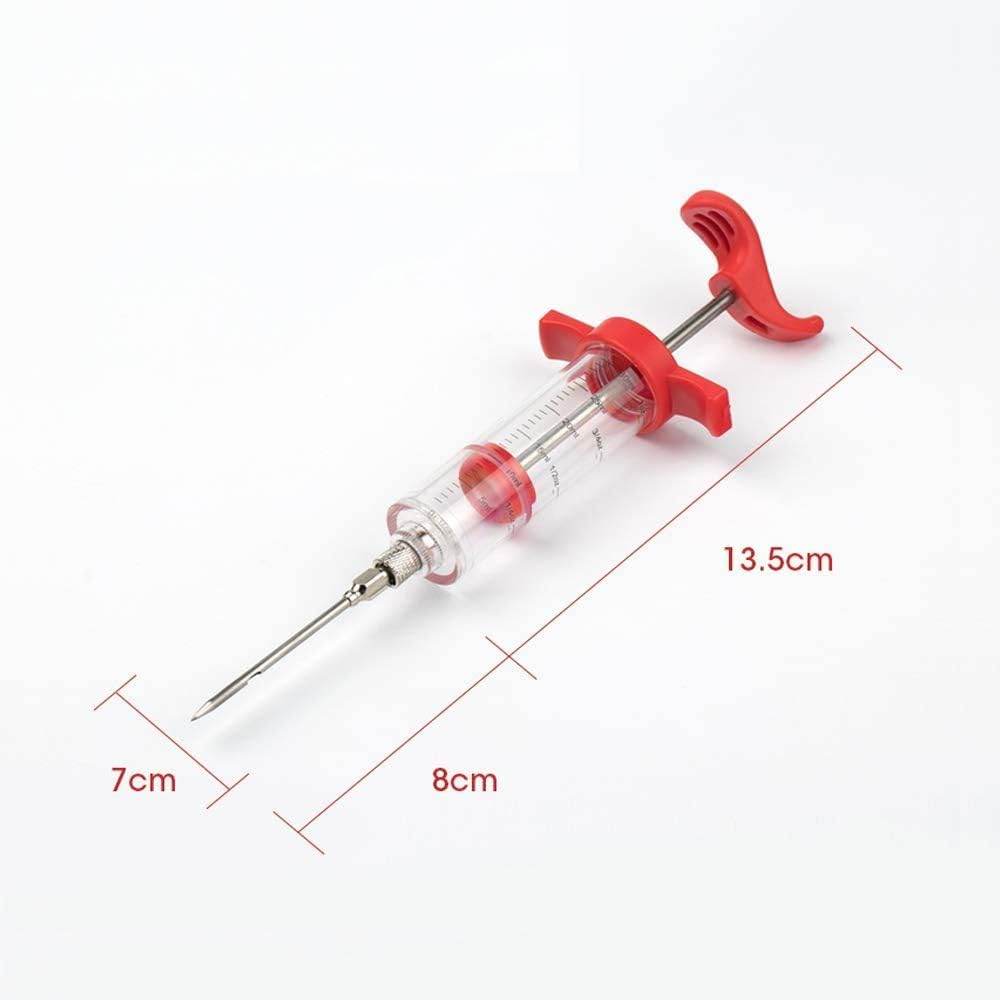 Meat Injection Stainless Steel - BBQ Meat Marinade Flavor Seasoning Injector Needle - CRIMARA