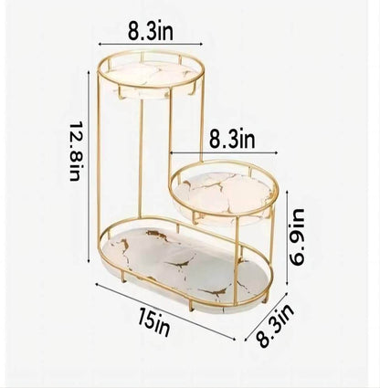 3-Tier Storage Tray for Makeup, Toiletries, & Home Decor - CRIMARA