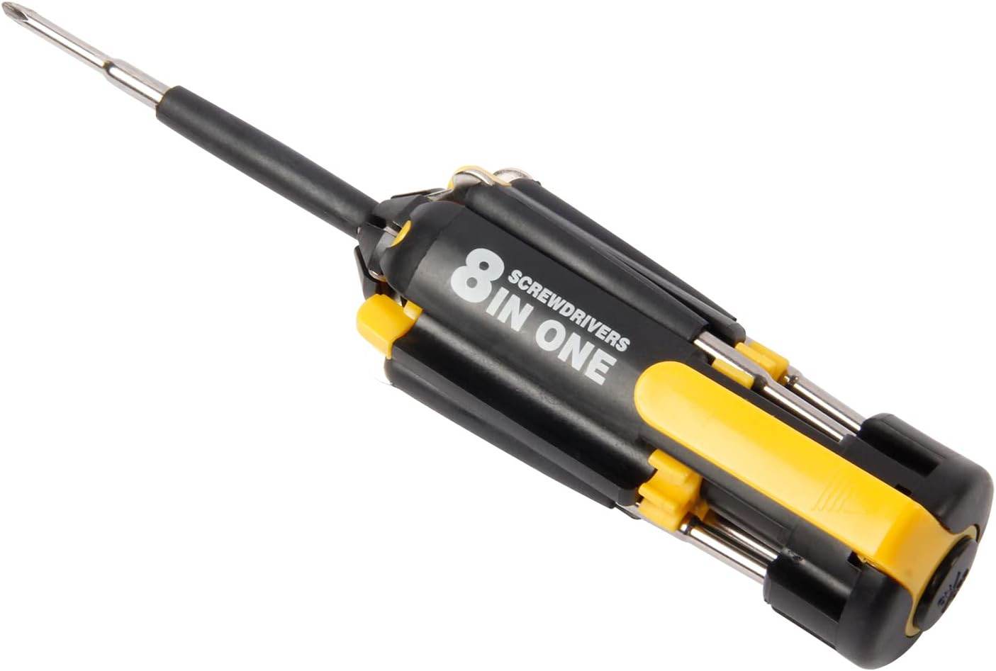 8 in 1 Screw driver with Flashlight - CRIMARA