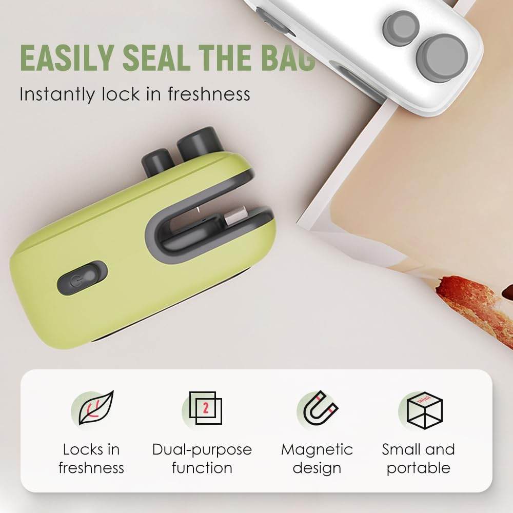 2 in 1 USB Rechargeable Sealer - CRIMARA