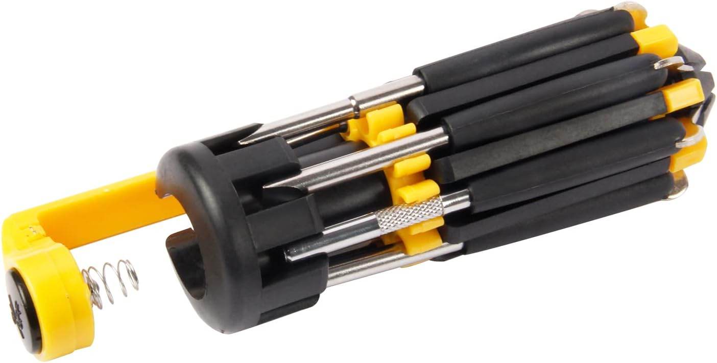 8 in 1 Screw driver with Flashlight - CRIMARA