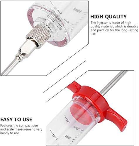 Meat Injection Stainless Steel - BBQ Meat Marinade Flavor Seasoning Injector Needle - CRIMARA