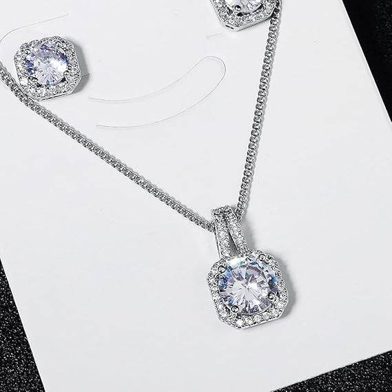 Solitaire Pendant Set - CRIMARA