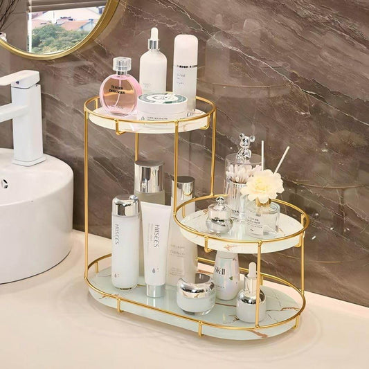 3-Tier Storage Tray for Makeup, Toiletries, & Home Decor - CRIMARA