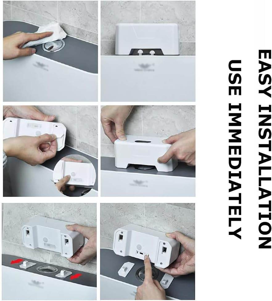 Infrared Sensor Touchless Toilet Flusher Kit – Automatic Smart Flush Button, Battery & Rechargeable Options - CRIMARA