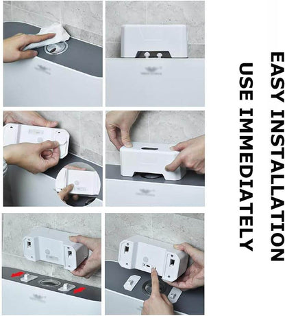 Infrared Sensor Touchless Toilet Flusher Kit – Automatic Smart Flush Button, Battery & Rechargeable Options - CRIMARA