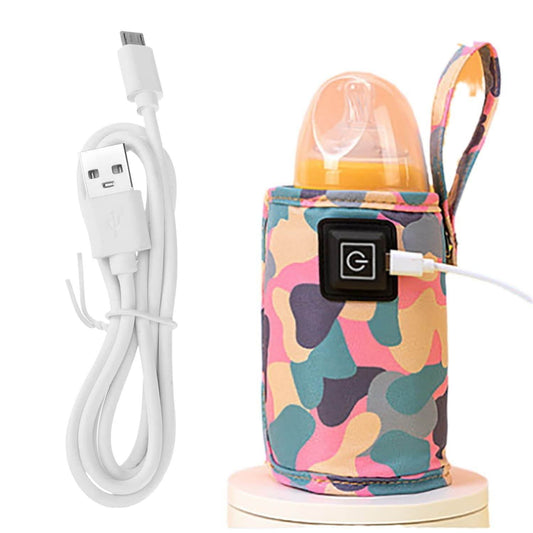 USB Milk Warmer Bag - On The Go Bottle Warmer with USB Cable - CRIMARA