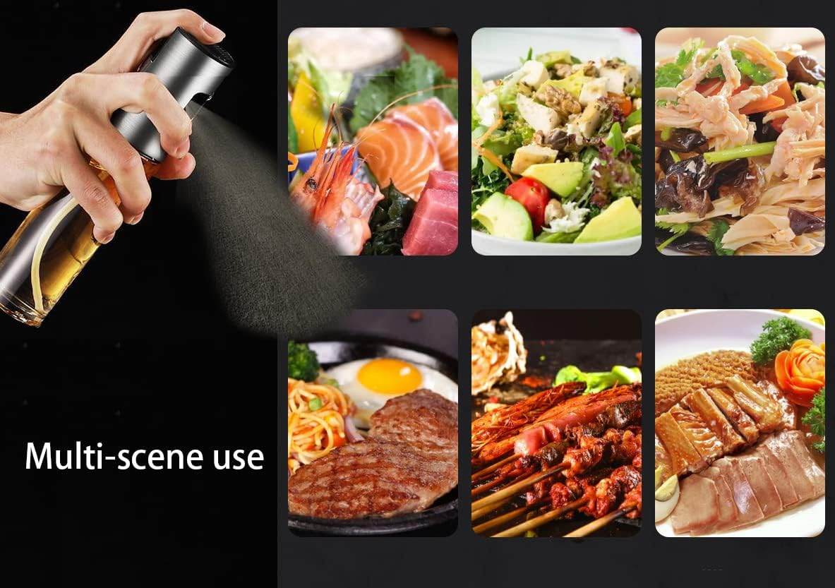 Oil Sprayer for Cooking | 100ml Olive Oil Spritzer | Perfect for Air Fryer, Salad, BBQ, Roasting - CRIMARA