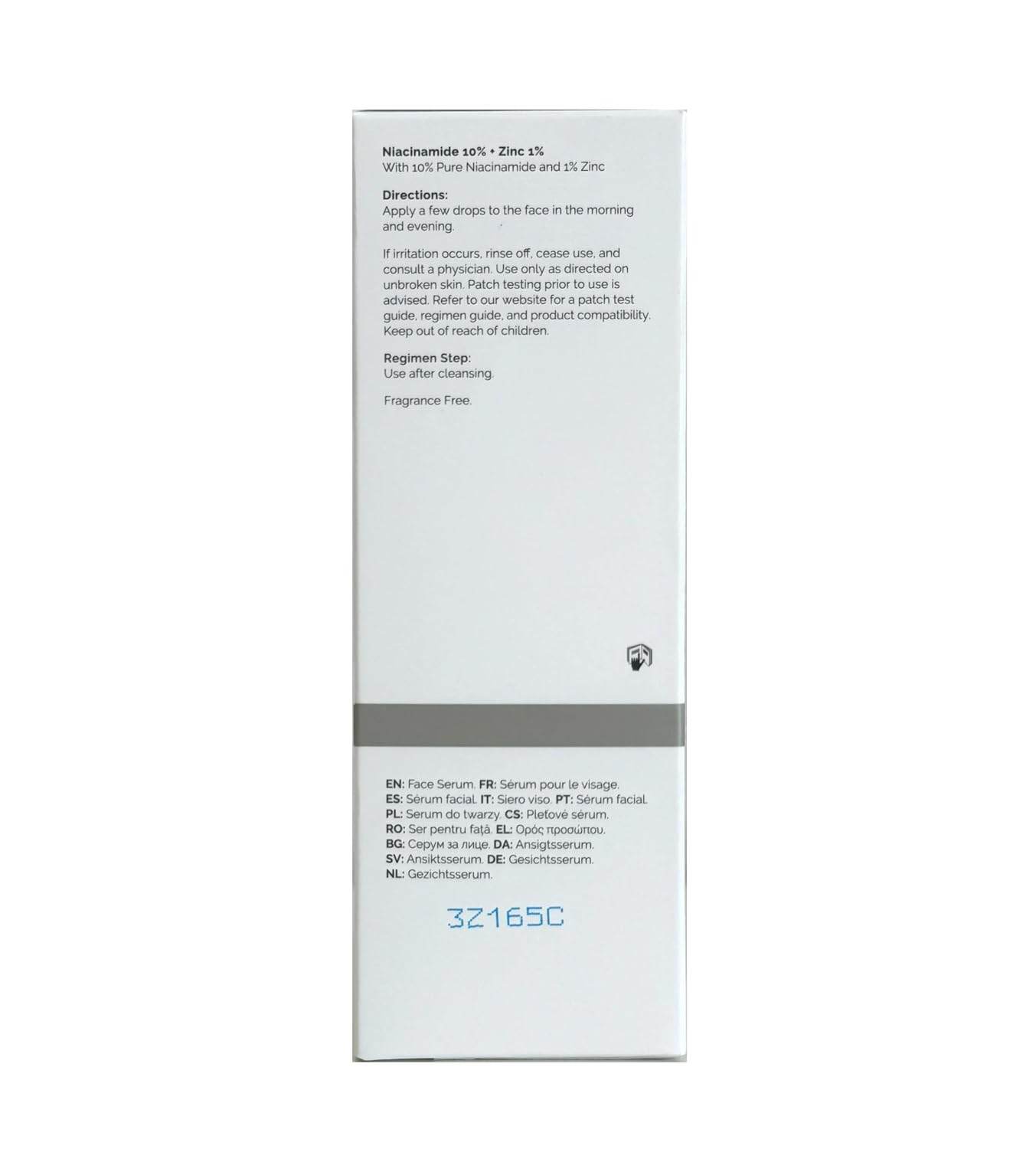 The Ordinary - Niacinamide 10% + Zinc 1% - CRIMARA