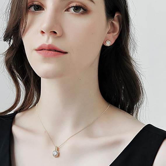 Solitaire Pendant Set - CRIMARA
