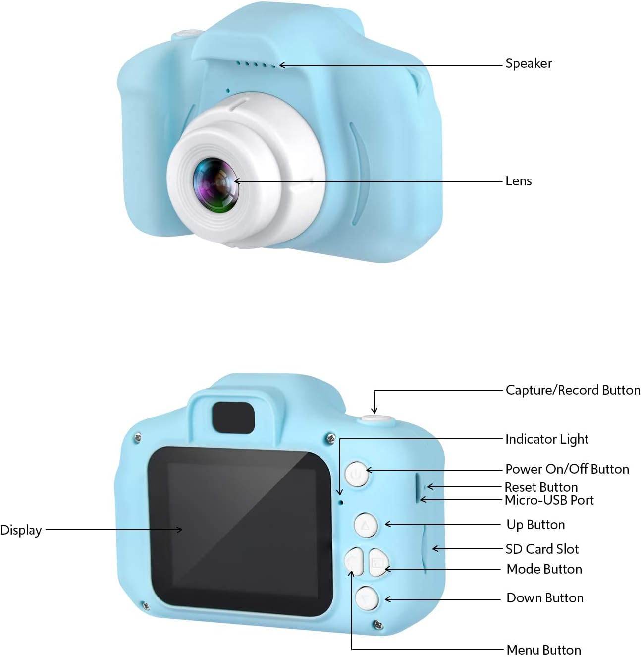 Digital Camera with 2.0” Color Display Screen - CRIMARA
