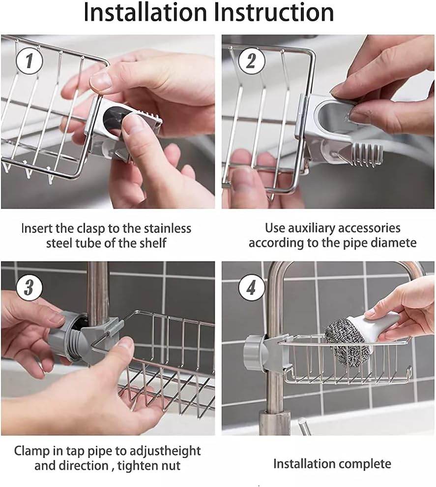 Sink Sponge Holder - Faucet Rack - CRIMARA
