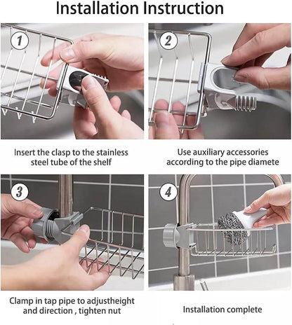 Sink Sponge Holder - Faucet Rack - CRIMARA