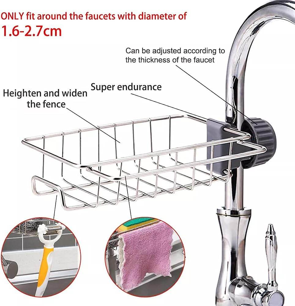 Sink Sponge Holder - Faucet Rack - CRIMARA