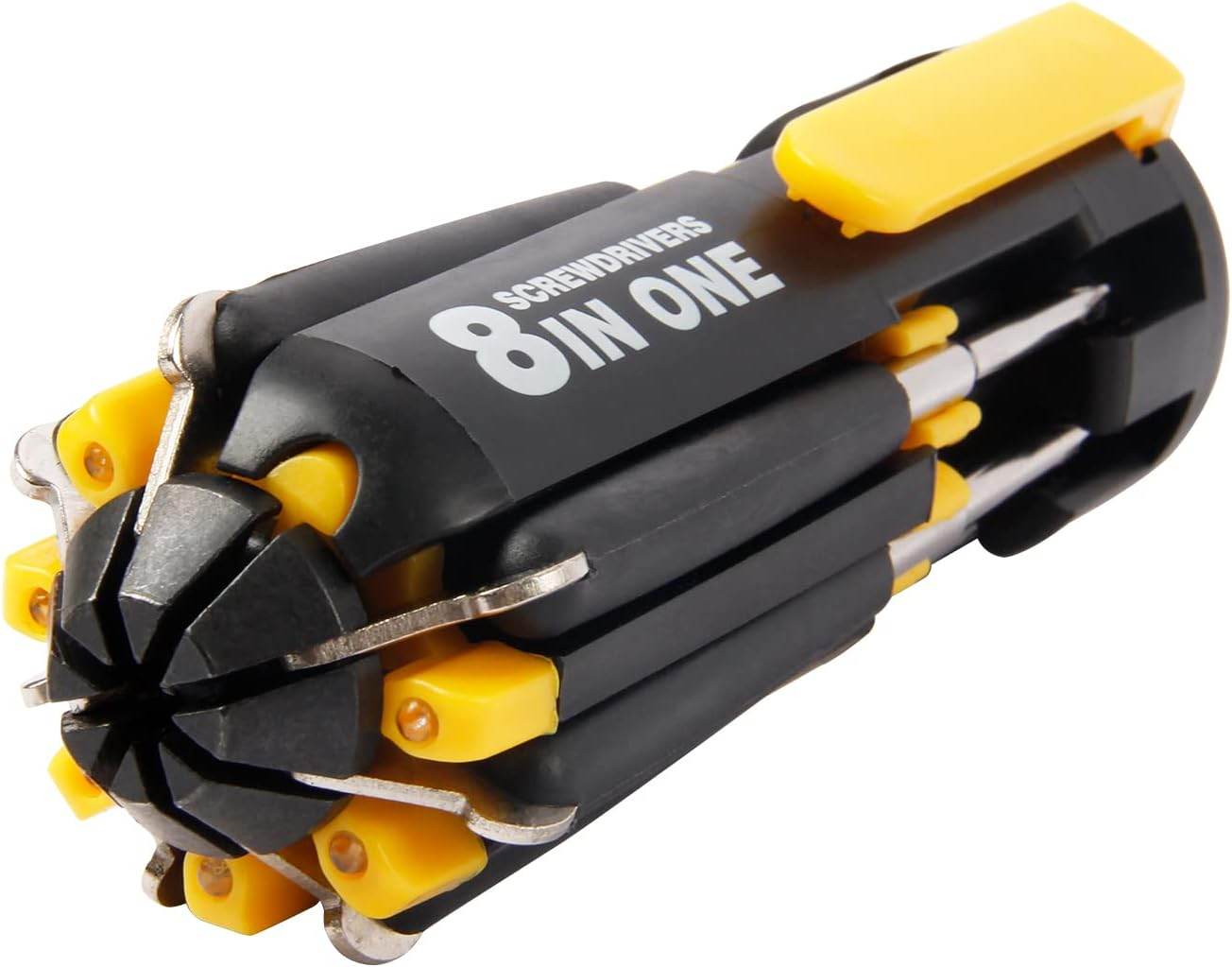 8 in 1 Screw driver with Flashlight - CRIMARA