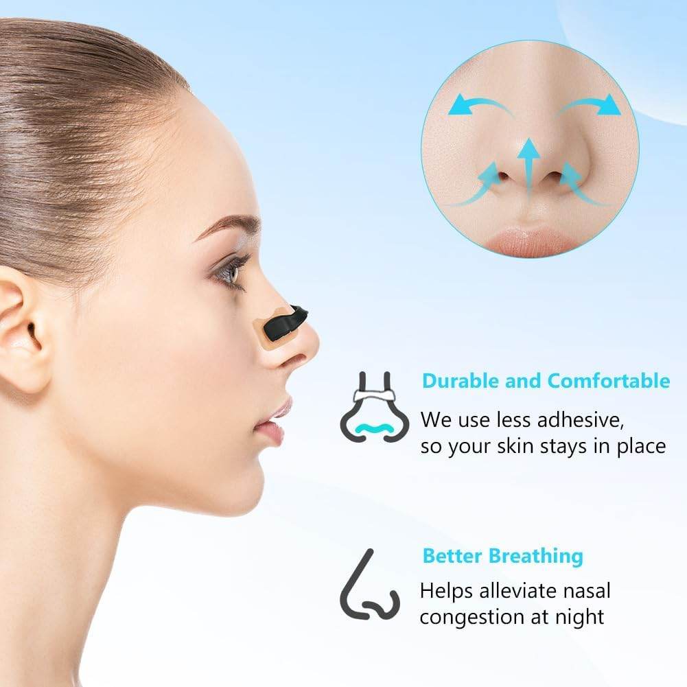 Nasal Breathing Dilator Set – Anti Snoring Device with Magnetic Nose Patches – Improves Sleep & Reduces Nasal Congestion - CRIMARA