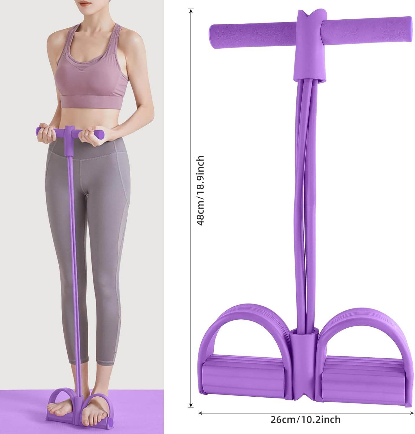 Portable Resistance Band Sit-Up Trainer – Full Body Workout - CRIMARA