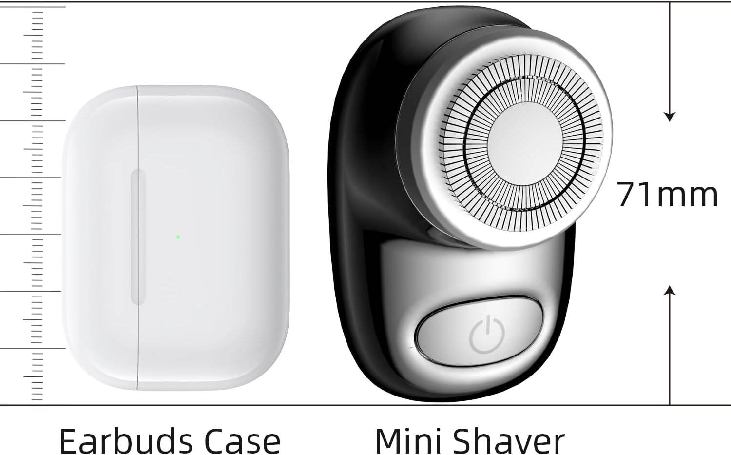 Mini Electric Shaver - Pocket Size Electric Shaver for Men Women - CRIMARA