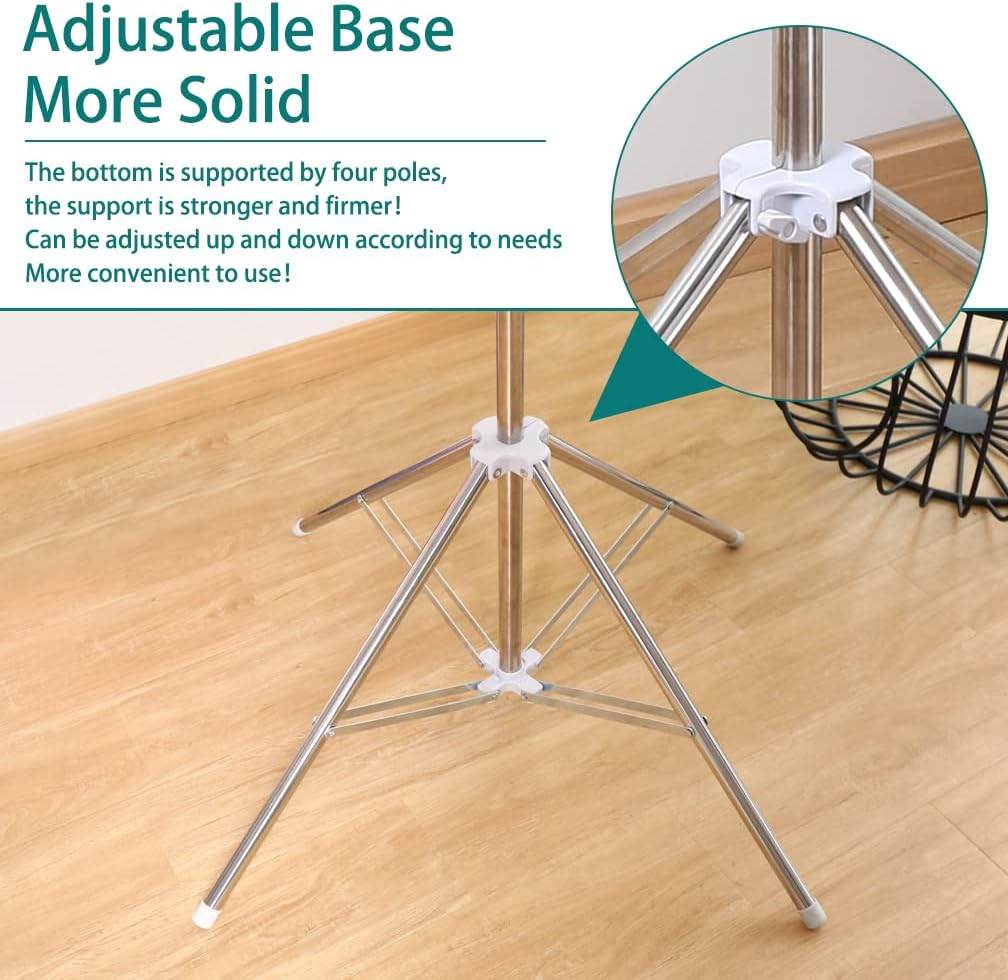 360° Clothes Drying Rack Foldable - CRIMARA
