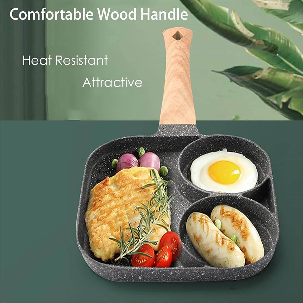 3-in-1 Nonstick Pan Divided Grill Frying Pan - CRIMARA