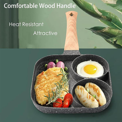 3-in-1 Nonstick Pan Divided Grill Frying Pan - CRIMARA