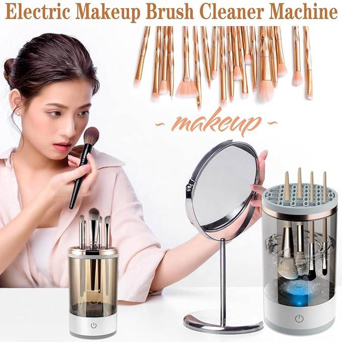 3-in-1 Electric Makeup Brush Cleaner & Dryer Stand - CRIMARA
