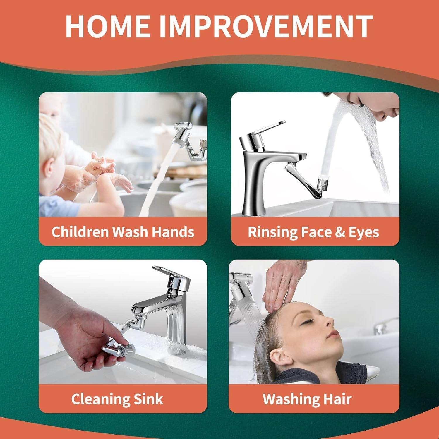 1080⁰ Rotating Faucet - Easy Installation - CRIMARA