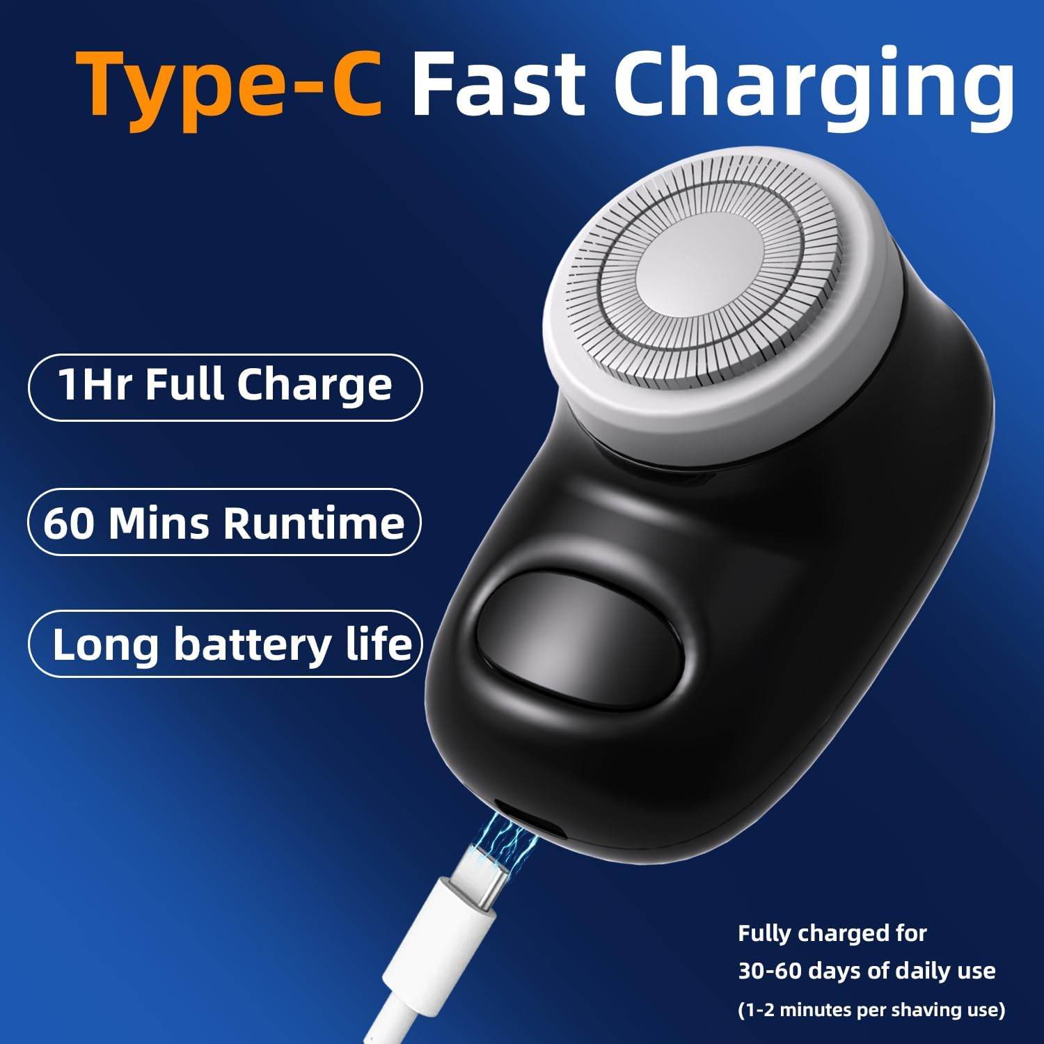 Mini Electric Shaver - Pocket Size Electric Shaver for Men Women - CRIMARA