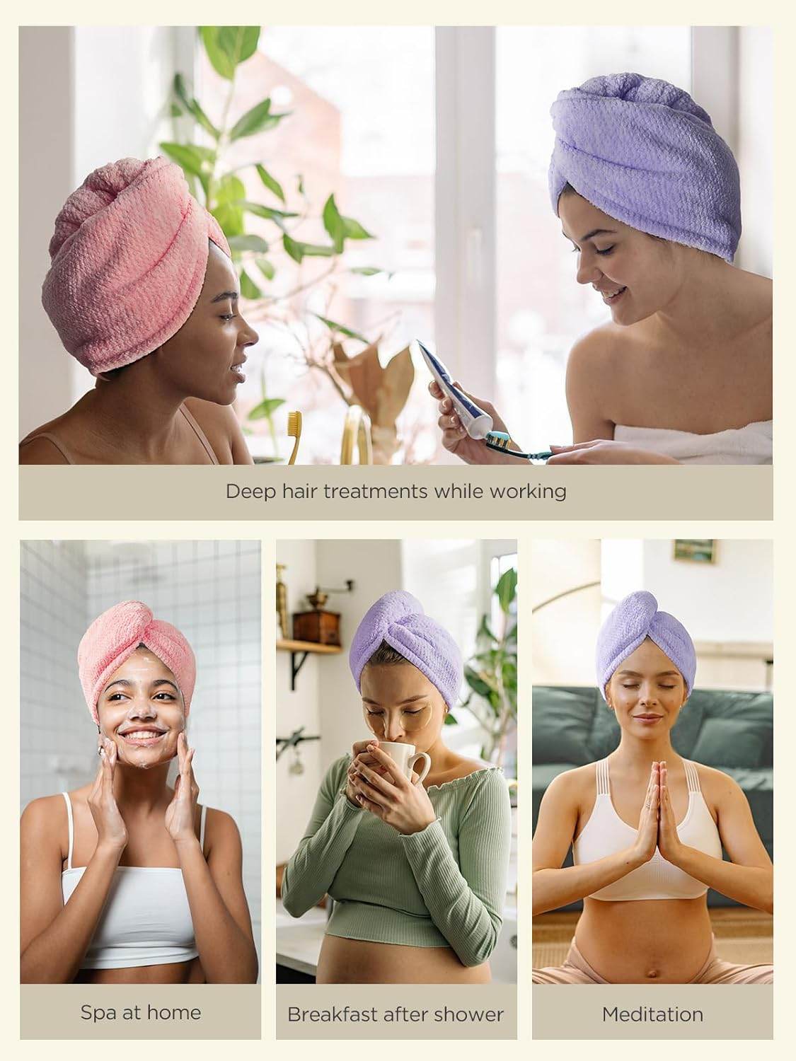 Twist Hair Towel - Microfiber Hair Towel - CRIMARA