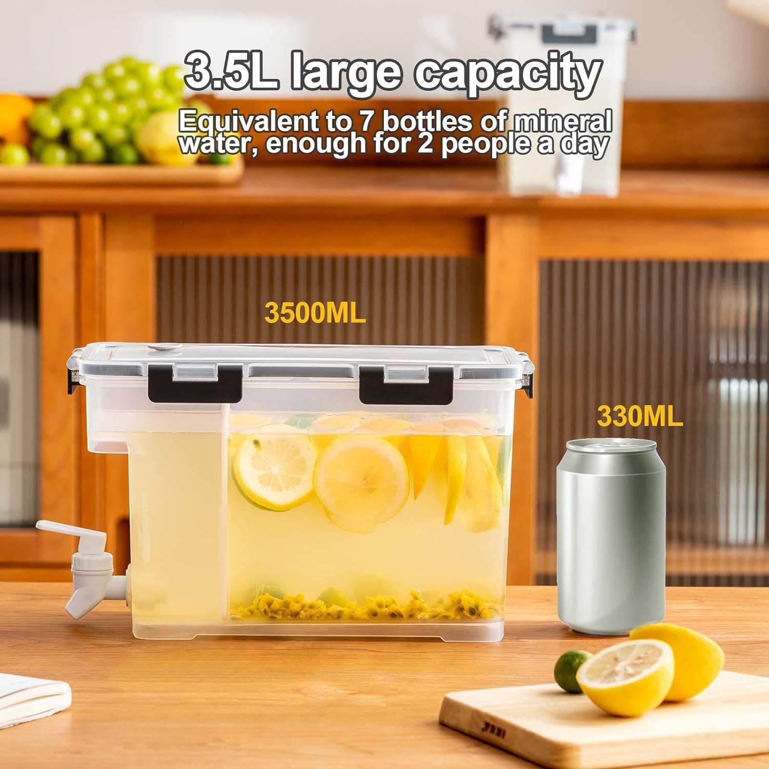 Fridge Water Cooler with Faucet - 3.5L - CRIMARA