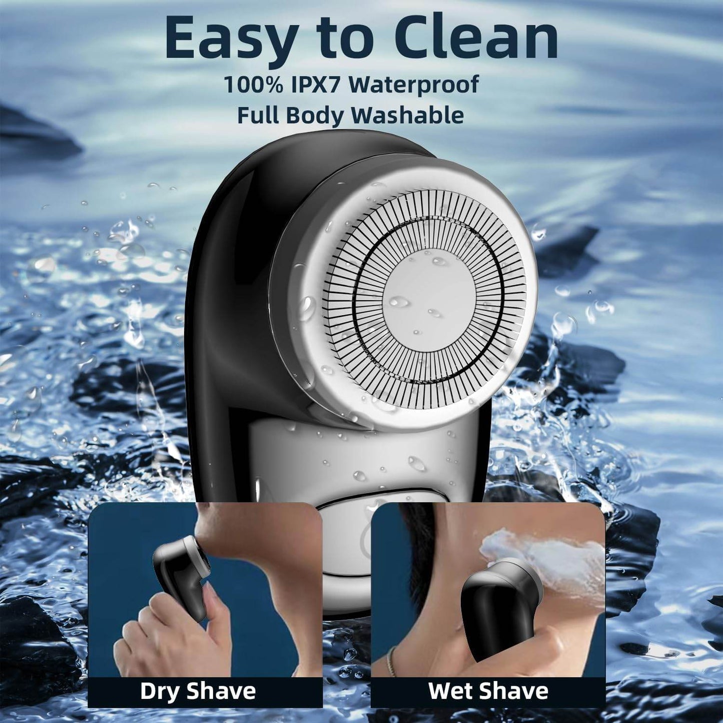 Mini Electric Shaver - Pocket Size Electric Shaver for Men Women - CRIMARA